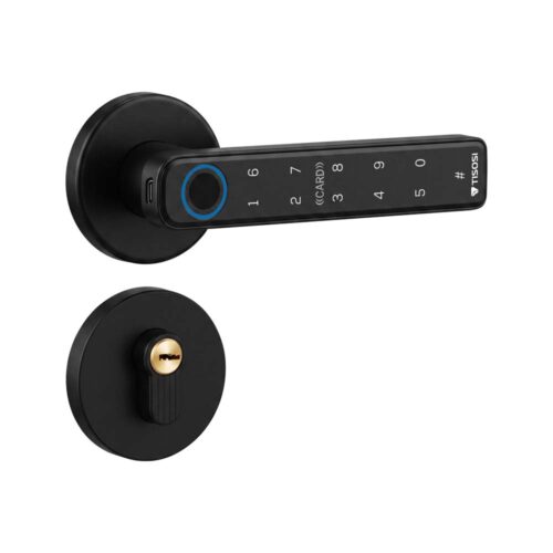 Tisosi T-RL2 Smart Lock, Digital Room Lock, With Fingerprint, Password, IC Card, Key, Tisosi App