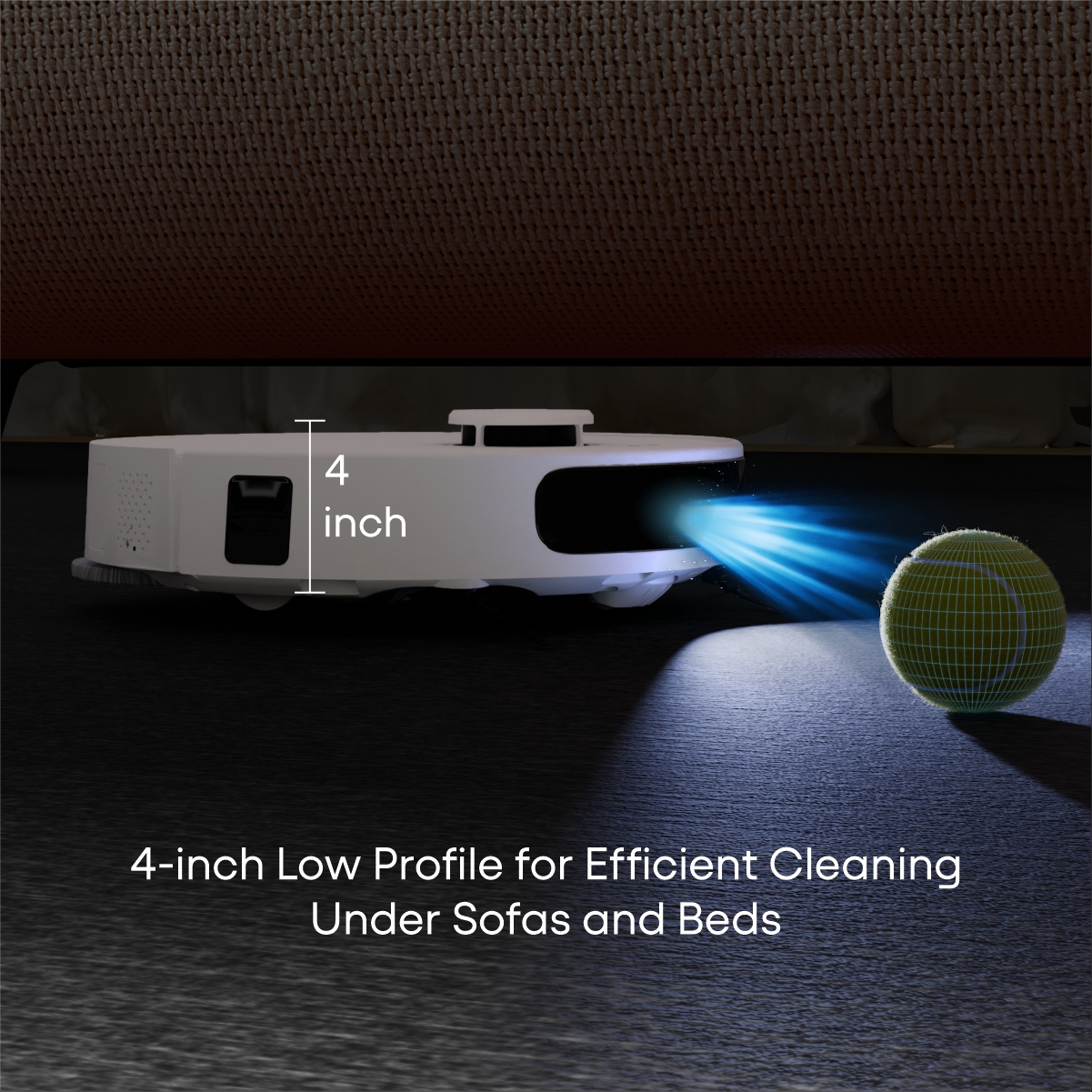 TISOSI FLOBOT VR10 ULTRA Robot Vacuum with 8000Pa Suction & Edge to Edge Cleaning | AI 3D Obstacle Avoidance | Vacuum & Mop | App & Voice Control for Indian Homes - Image 2