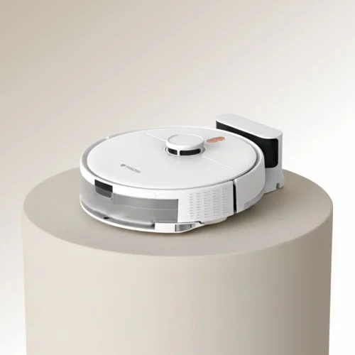 TISOSI Flobot R1 Pro Vacuum and Mop Robot with 6000Pa Strong Suction, LDS Laser Navigation, 5000mAh Battery, Tisosi App & Voice Control, Auto Carpet Boost, Ideal for All Floors.