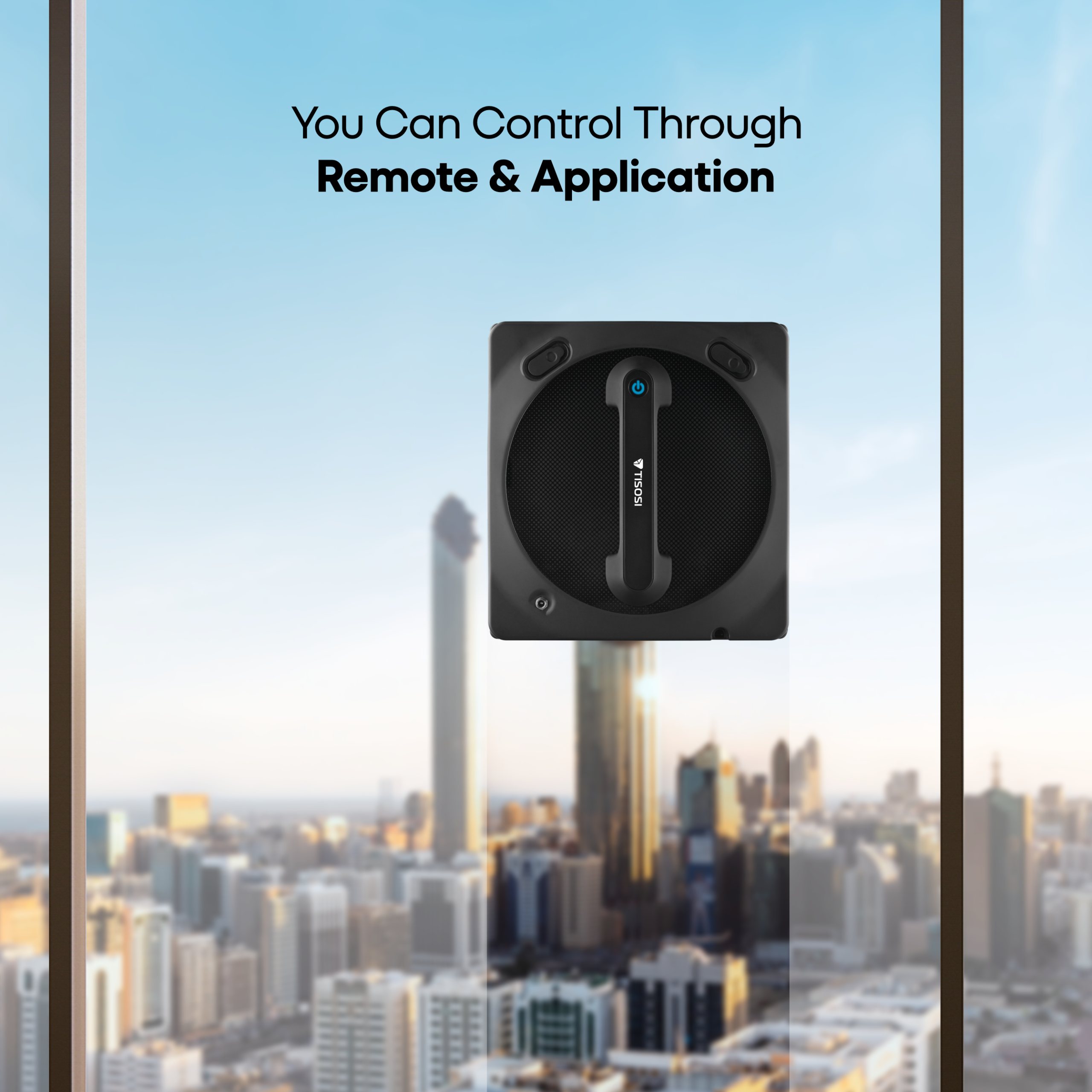 TISOSI PANAROBO W-1T Window Cleaning Robot with Vibration, Dual Nozzles with Ultrasonic Spray, High Cleaning Performance with 4 Auto Paths, App/Remote Control, 2600Pa Suction, Anti-Slip System - Image 5